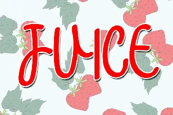 Strawberry font