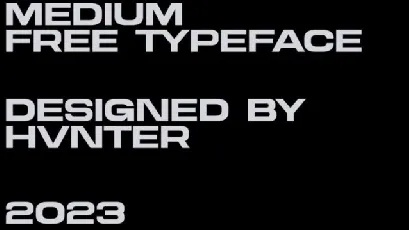 Medium font