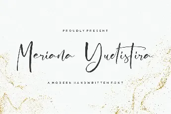 Meriana Yudistira font