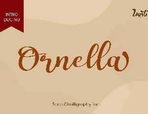 Ornella font