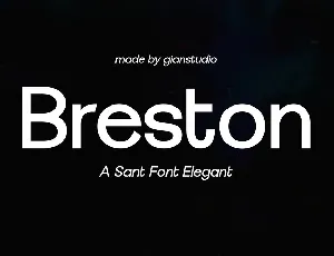 Breston font