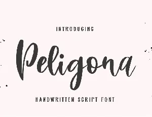 Peligona font