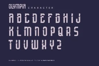 Olympia font