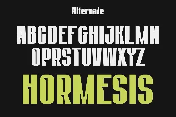 HORMESIS font