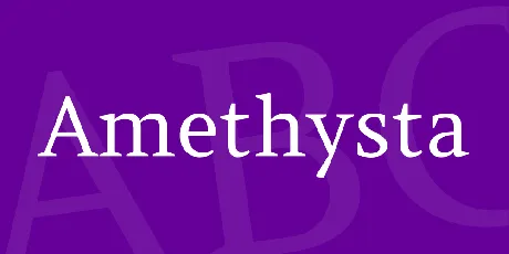 Amethysta font