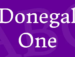 Donegal One font