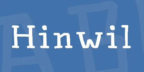 Hinwil font