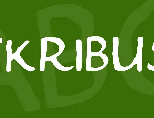 Skribus font