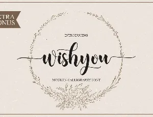 Wishyou font