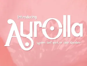 Aurolla Display font