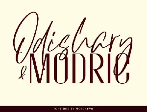 Odishary Script font