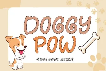 Doggy Pow font