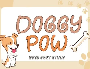 Doggy Pow font