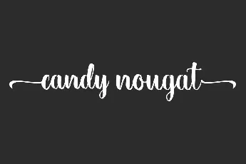 Candy Nougat Demo font