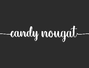 Candy Nougat Demo font