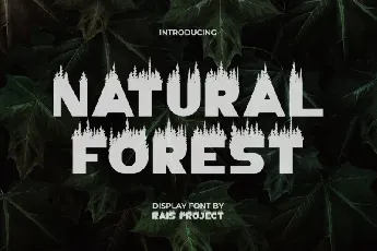 Natural Forest font