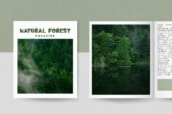 Natural Forest font