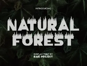 Natural Forest font