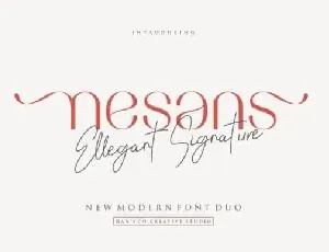 Nesans Sans Serif font