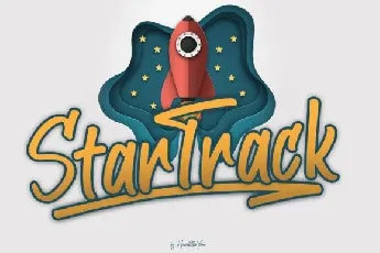 Star Track font