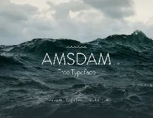 Amsdam font