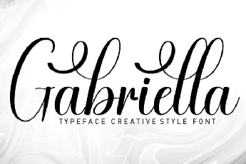 Gabriella Script Typeface font