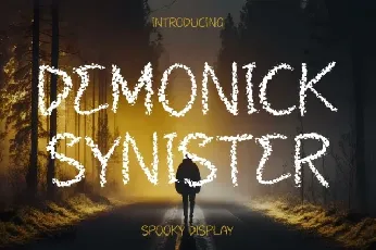 Demonick Synister font