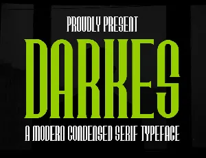 DARKES font