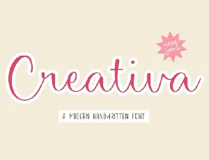 Creativa Typeface font