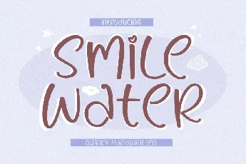 Smile Water font