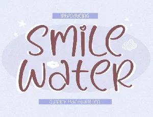 Smile Water font