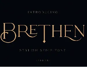 Brethen font