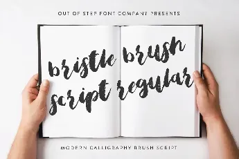 Bristle Brush Script font