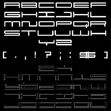 Orbit Display font