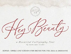 Hey Beauty font