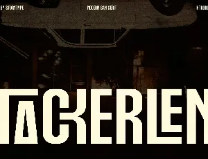 Tackerlen font