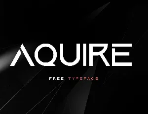 Aquire font