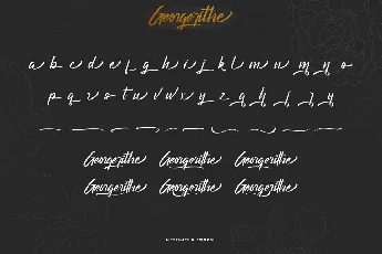 Georgerithe Demo font