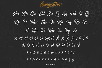 Georgerithe Demo font