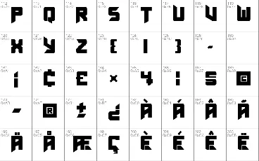 Technocra font