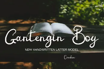 Gantengin Boy font