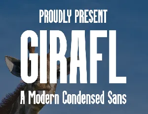 GIRAFL font