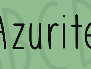 Azurite font