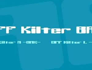 Off Kilter BRK font