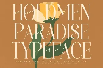 Holdmen Paradise font