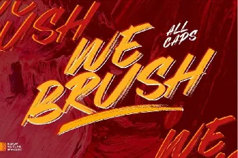 Webrush Brush Free font