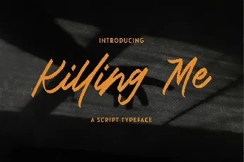 Killing Me Free Trial font