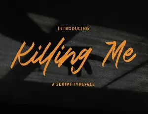 Killing Me Free Trial font