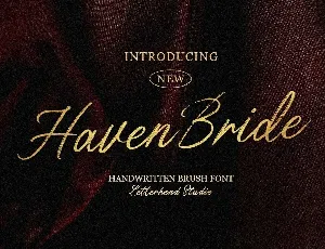 Havin Bride font