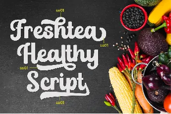 Freshtea Healthy font